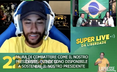 Neymar si collega con Bolsonaro: endorsement per le presidenziali