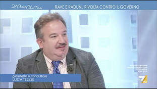 “Li bastonerei tutti”. Telese si trasforma: la chiamata alle armi contro i rave