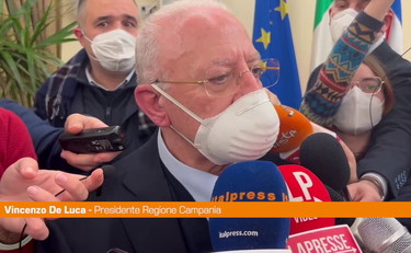 Ischia, De Luca "La priorità è salvare vita persone, serve prudenza"