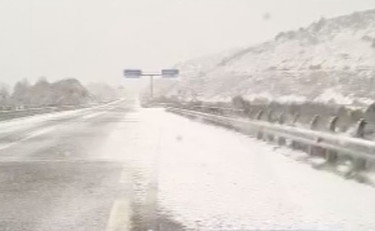 Sardegna ricoperta di neve: l'isola si sveglia imbiancata