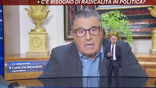 De Benedetti messo alle strette da Giletti: Il Pd? Mi fa inc***re