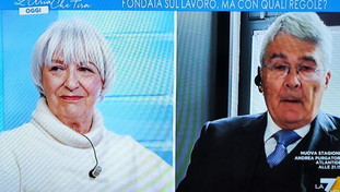 Governo nazista. Bompiani fa infuriare Castelli: Una vecchia signora, che duello in tv