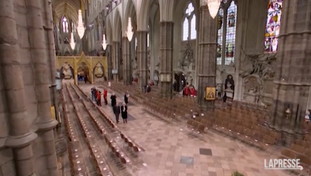 Re Carlo III, a Westminster tutto pronto per l'incoronazione | GUARDA