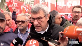 “Progetto folle, basta bugie”. Landini dà in escandescenza contro il governo | GUARDA