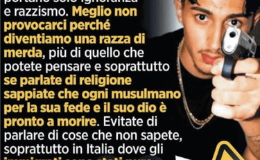 Meglio non provocarci, trapper minaccia la Lega sui social