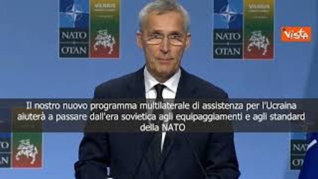 Stoltenberg: Pacchetto in tre parti per avvicinare l'Ucraina alla Nato