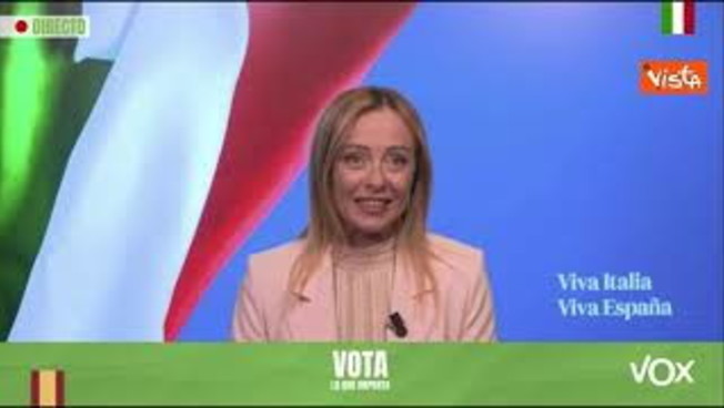 Meloni a Vox: 
