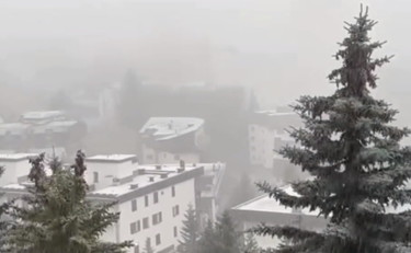 Sestriere sotto la neve d'agosto: il video che lascia di stucco | GUARDA