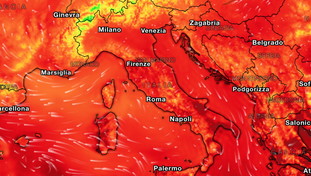 Anticiclone africano e vortice balcanico: lo scontro che non fa rimanere tranquilli