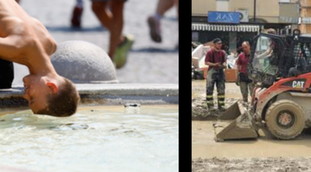 Caldo anomalo e alluvioni: tutta colpa del blocco ad Omega