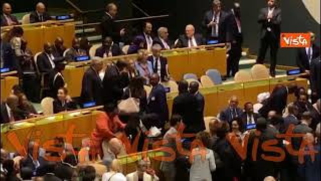 Meloni all'Assemblea Generale dell'Onu, ecco le immagini