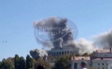 Missile sul quartier generale russo in Crimea: impatto devastante | GUARDA