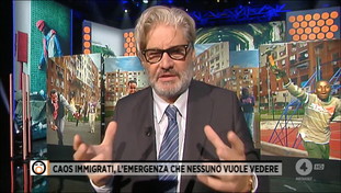 Del Debbio a valanga sugli immigrati e la “pericolosità sociale”