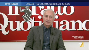 La strenua difesa di Travaglio a Grillo: da Gruber l'arrampicata sugli specchi