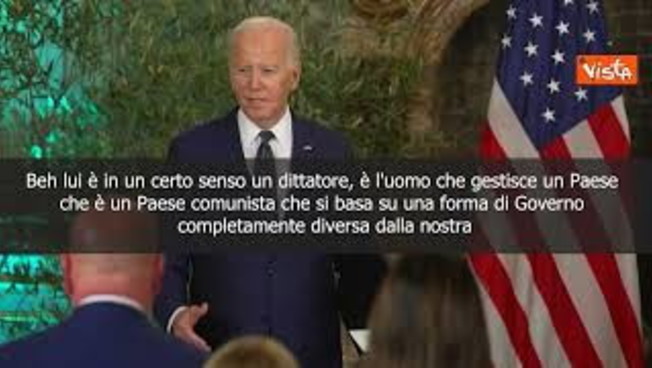 Biden: Xi dittatore? In un certo senso lo è