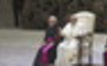 Il Papa non legge all'udienza: 