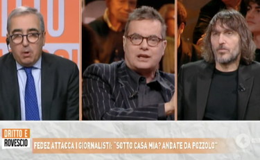 Basta!. Andateci cauti. Caso Ferragni, botte da orbi tra Cruciani e Klaus Davi