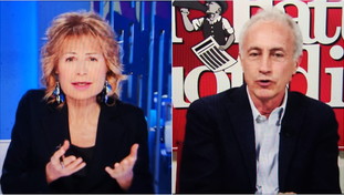 Dirsi antifascisti..., Gruber cavalca Sanremo contro Meloni ma finisce male