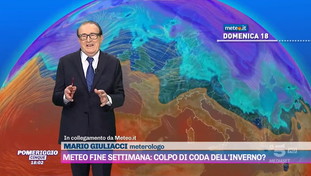 Nucleo gelido e colpo di coda dell'inverno: Giuliacci fa tremare lo studio