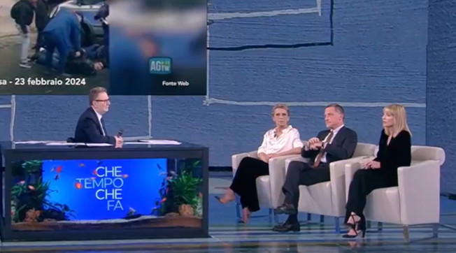 Da Fazio solito processo a Meloni: I manganelli? È fascismo