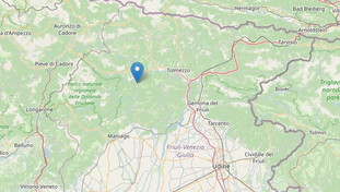 Paura in Friuli per una forte scossa di terremoto vicino Udine
