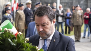 Salvini onora il 25 aprile: 