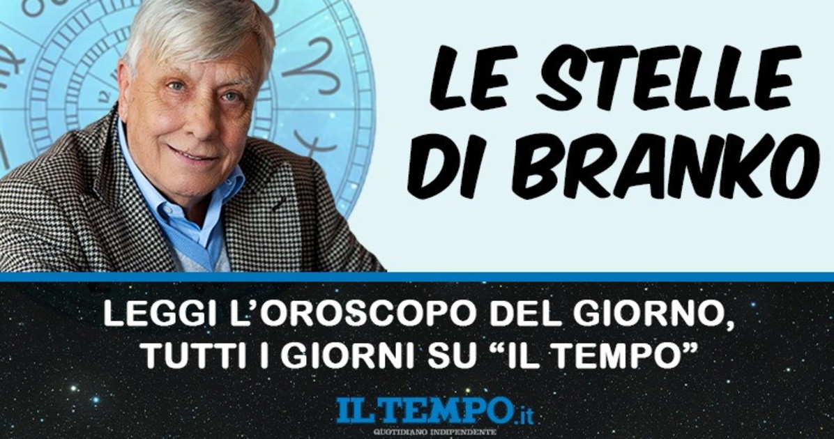 Le Stelle di Branko, ecco le previsioni di giovedì 15 agosto