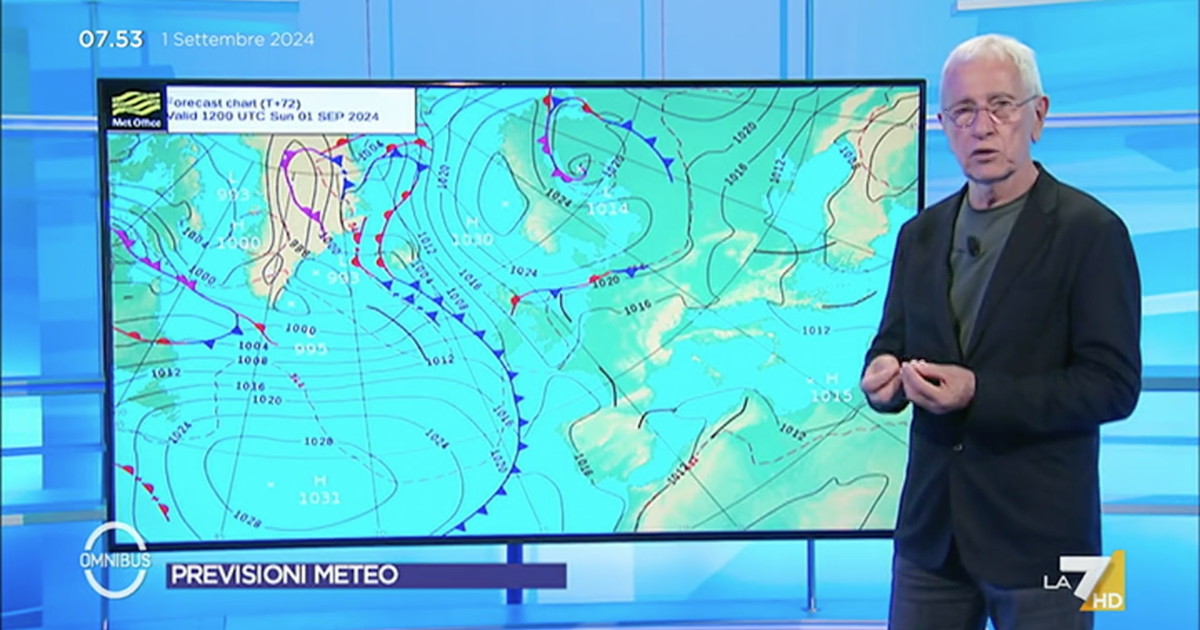 Meteo, inizio di settembre col tempo ballerino. Sottocorona: dove ...