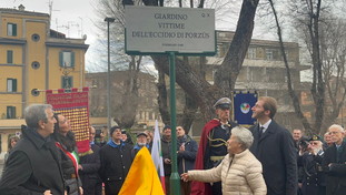 Un giardino per le vittime di Porzus: Gasparri: Strage dimenticata per troppo tempo