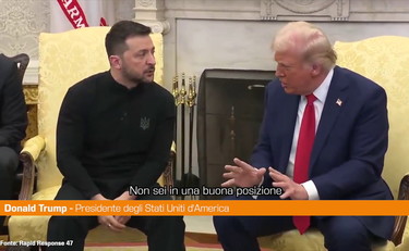 Trump a Zelensky 