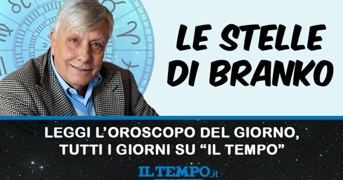 Le Stelle di Branko, ecco le previsioni di venerdì 25 aprile