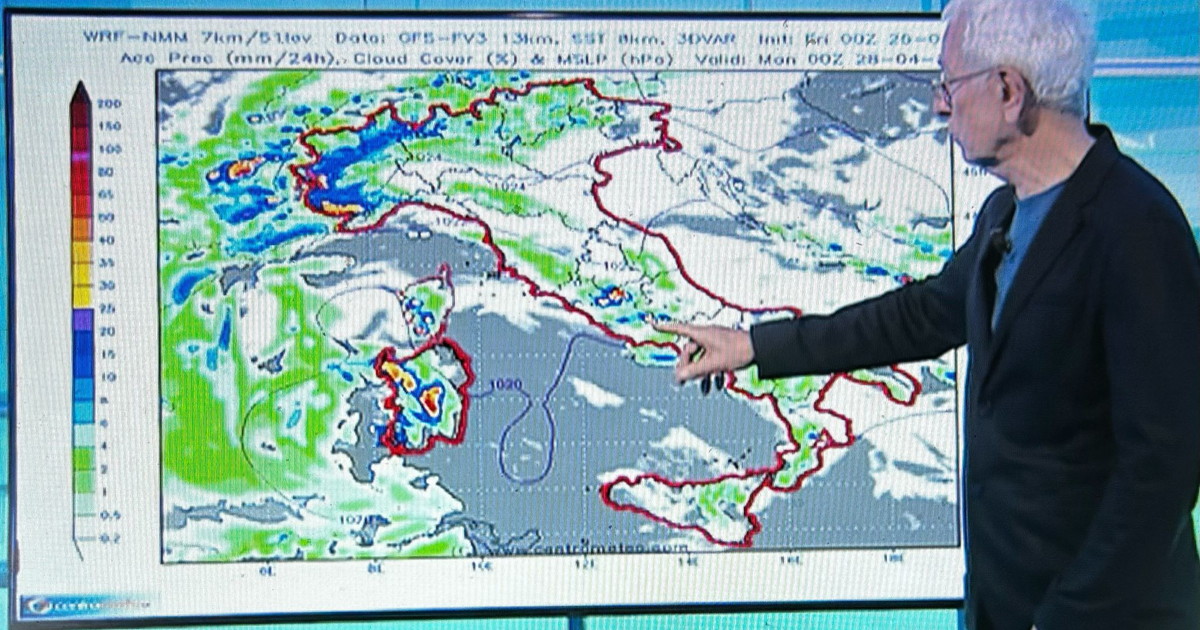 Sottocorona: tempo decisamente migliorato. Solo una regione a rischio