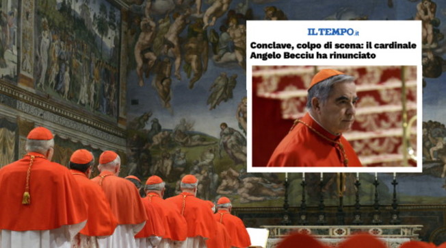 Obbedisco al Papa. Becciu ufficializza il passo indietro anticipato da Il Tempo