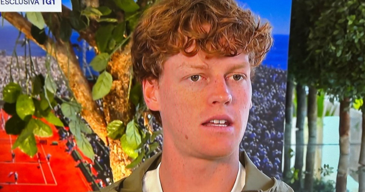 Ho pensato di lasciare il tennis. La confessione di Sinner al Tg1