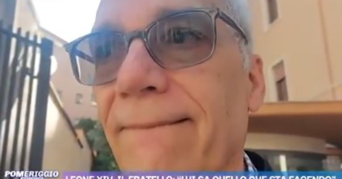 Leone XIV  sarà un grande Papa, è sicuro di sé: a Pomeriggio 5 parla il fratello John