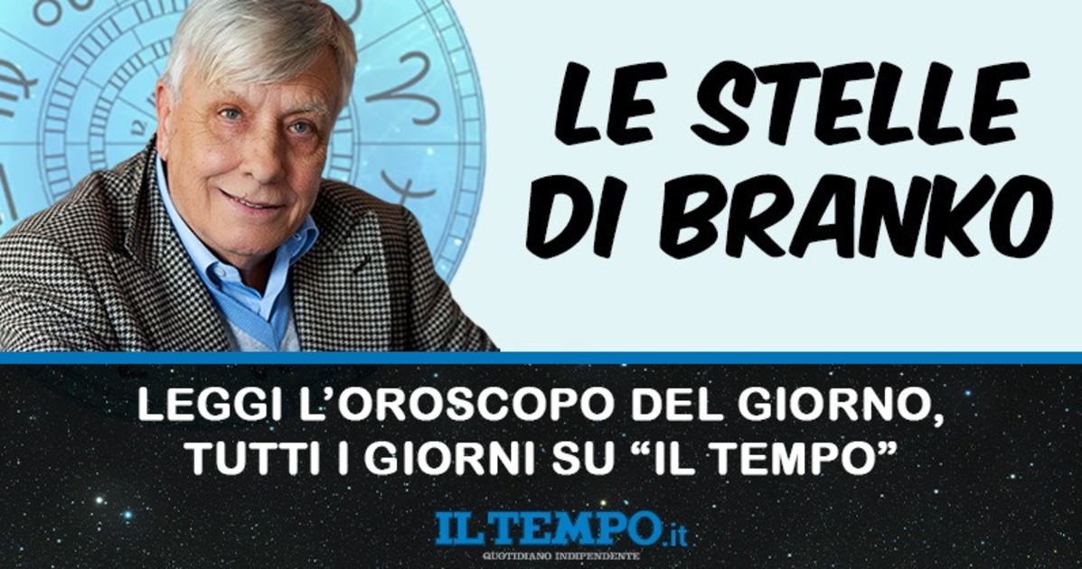 le stelle di branko ecco le previsioni di marted236 27 maggio