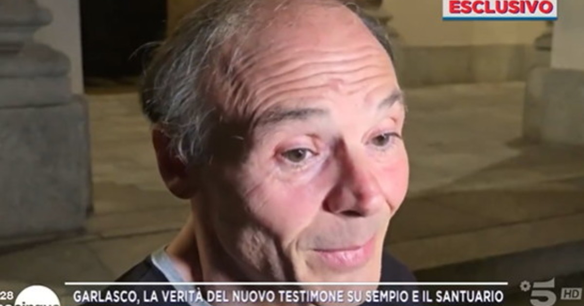 Il testimone: Sempio visto più volte al santuario della Madonna della Bozzola