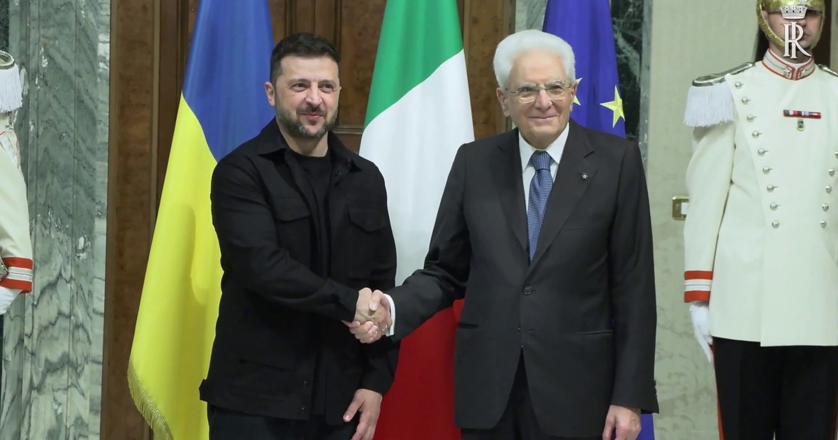 Mattarella riceve Zelensky 