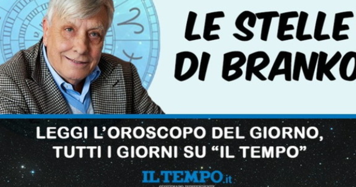 Le Stelle di Branko, ecco le previsioni di mercoledì 16 luglio