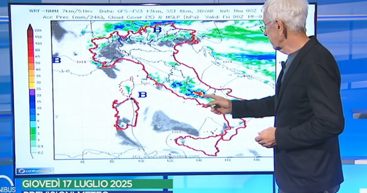 Meteo-ribaltone in arrivo, Sottocorona: Situazioni di rischio. Ecco dove