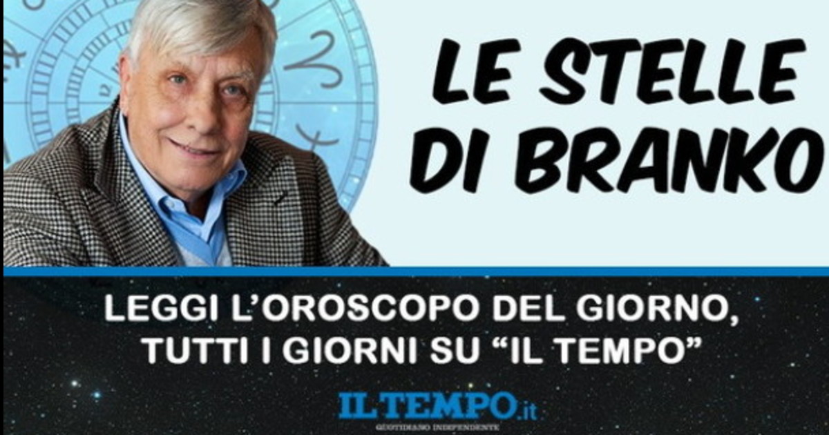 Le Stelle di Branko, ecco le previsioni di venerdì 18 luglio Le Stelle di Branko, ecco le previsioni di venerdì 18 luglio