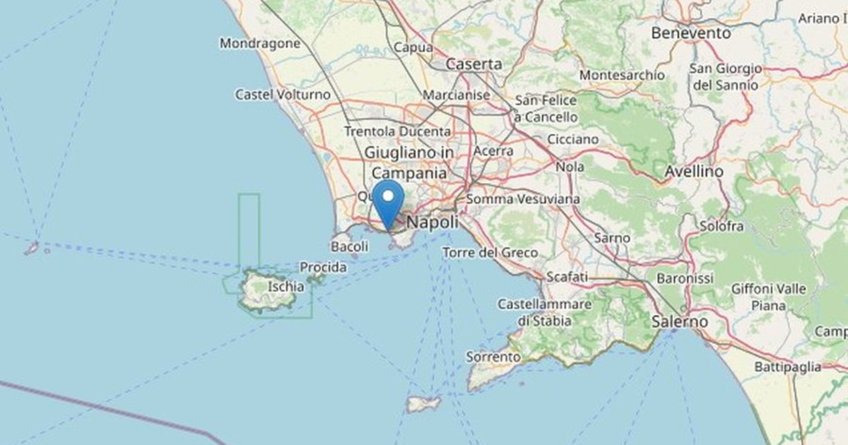 Forte scossa di terremoto ai Campi Flegrei, magnitudo 4.0