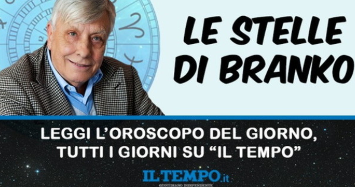 Le Stelle di Branko, ecco le previsioni di sabato 19 luglio Le Stelle di Branko, ecco le previsioni di sabato 19 luglio