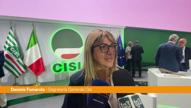 Fumarola 'Serve un grande patto sociale per dare risposte al Paese'