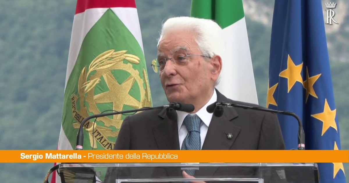 Mattarella opozarja pred vrnitvijo senc preteklosti zaradi vojn