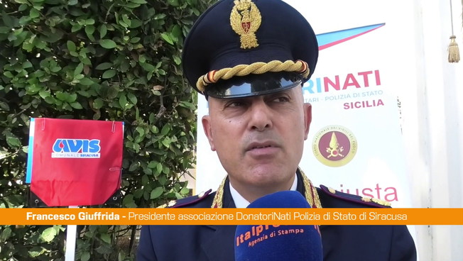 Siracusa, la Polizia di Stato sostiene la donazione di sangue