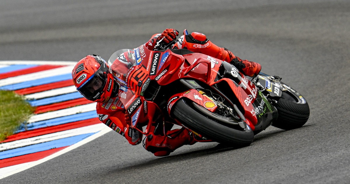 Bagnaia osvojil prvo »pole position« sezone v Brnu, Marquez padel