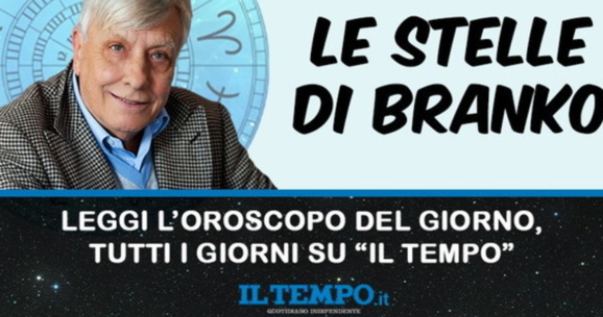 Le Stelle di Branko, ecco le previsioni di domenica 20 luglio Le Stelle di Branko, ecco le previsioni di domenica 20 luglio