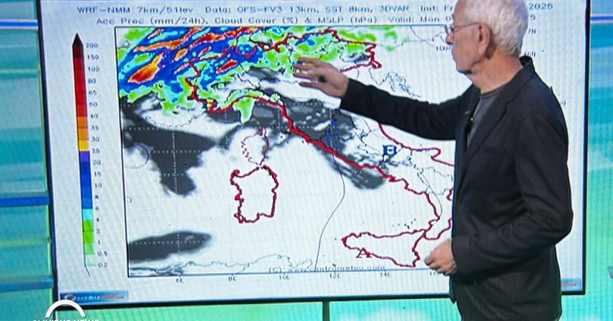 Sottocorona spiazza: "Ci sono piogge". Ma attenzione alle temperature...
