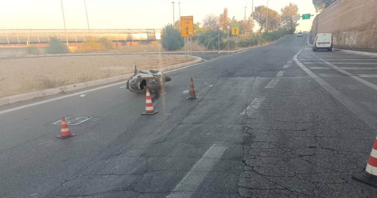 Roma, grave incidente sulla Tangenziale. Uomo in codice rosso Roma, grave incidente sulla Tangenziale. Uomo in codice rosso